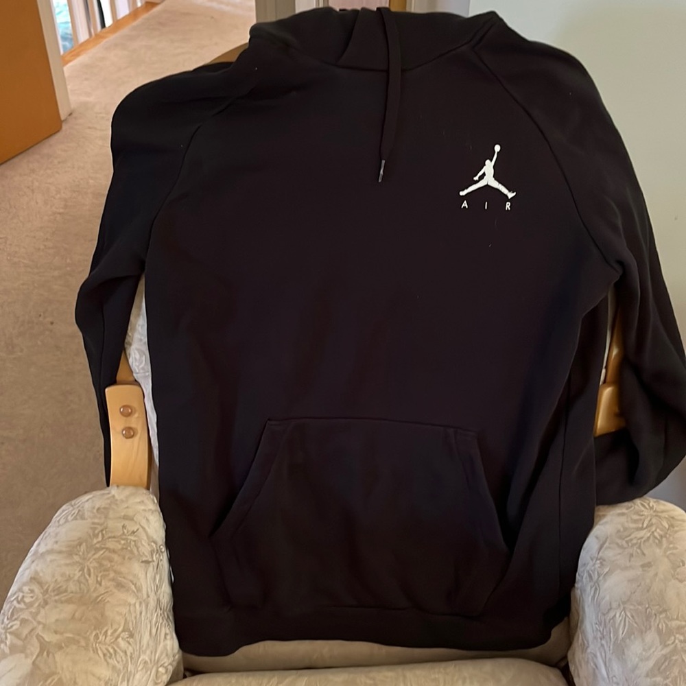 NIKE AIR MENS BLACK SWEATSHIRT MED